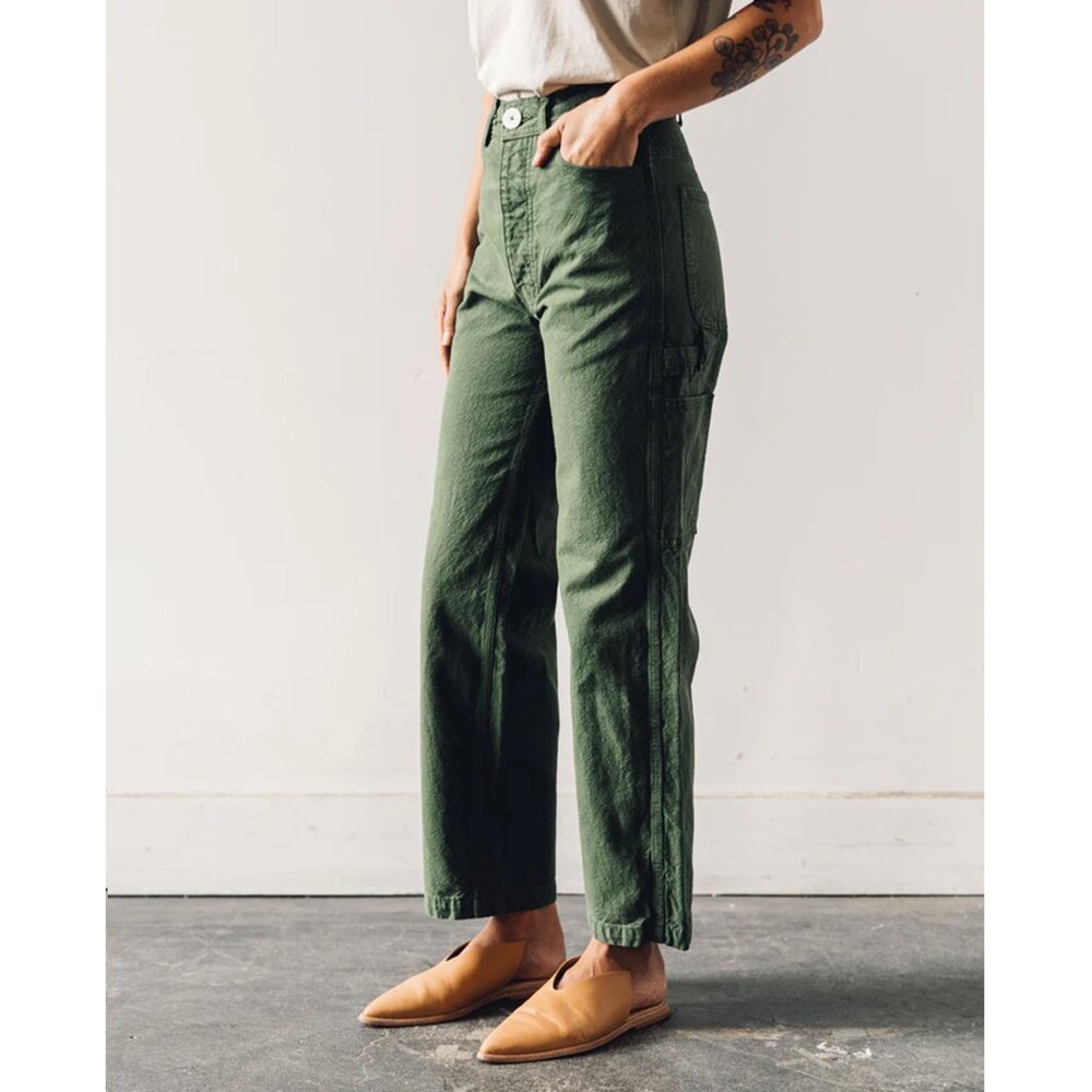 Jesse Kamm Forest Green Handy Pants